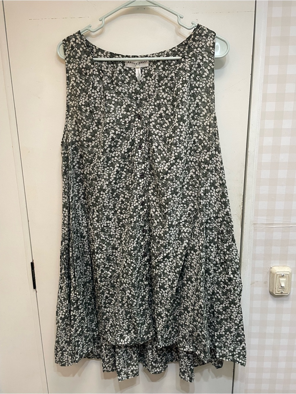 Apiece Apart organic cotton floral dress